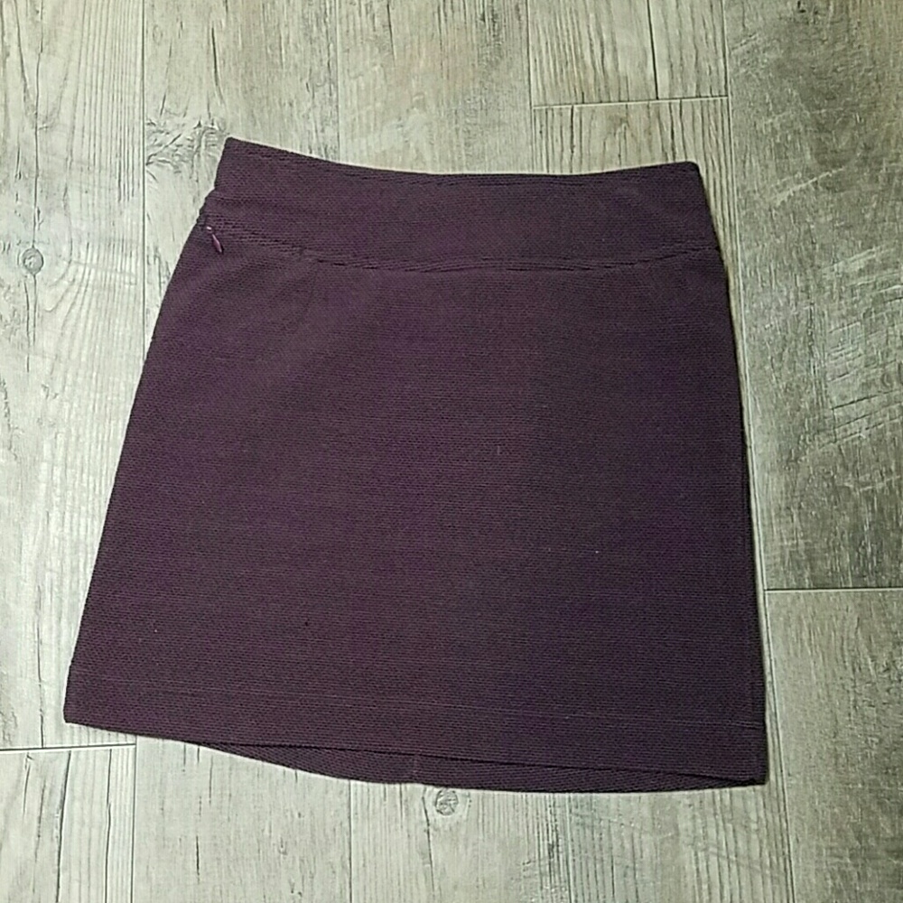 White Sierra Purple Fleece Skirt